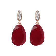 Load image into Gallery viewer, Bronzallure Preziosa Earrings With Natural Stone