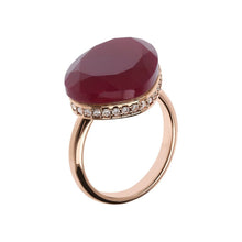 Load image into Gallery viewer, Bronzallure Preziosa Ring With Natural Stone