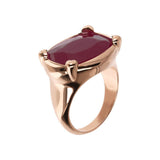 Queen Plum Agate Ring