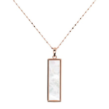 Load image into Gallery viewer, Bronzallure Rectangular Necklace