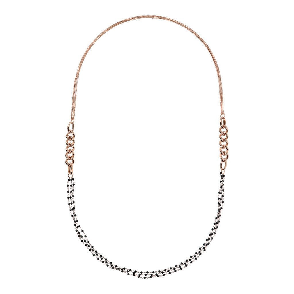 Bronzallure Multi-Strand Rosary Necklace