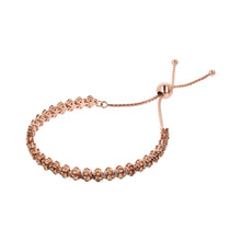 Load image into Gallery viewer, Bronzallure Altissima Brown Cubic Zirconia Tennis Bracelet 23.5cm