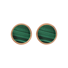 Load image into Gallery viewer, Bronzallure Gemstone Button Stud Earrings
