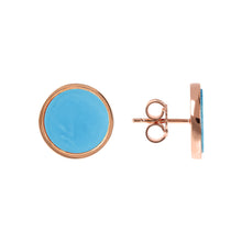 Load image into Gallery viewer, Bronzallure Gemstone Button Stud Earrings