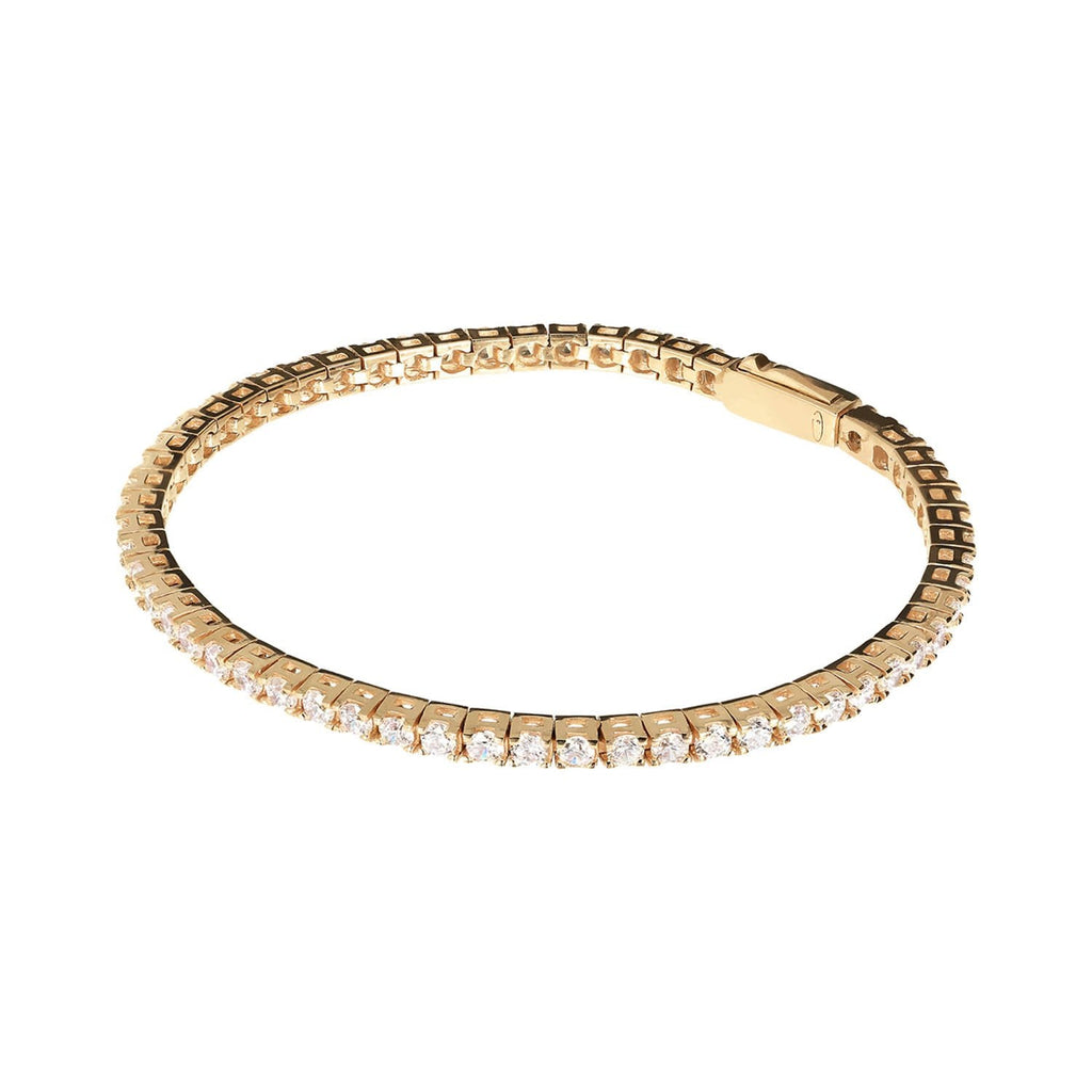 Bronzallure Gold Tennis Bracelet