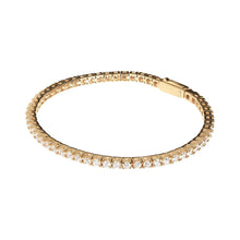 Load image into Gallery viewer, Bronzallure Gold Tennis Bracelet