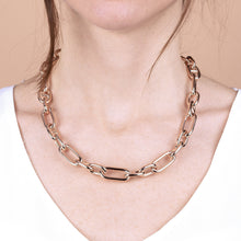 Load image into Gallery viewer, Bronzallure Oval Chain Necklace