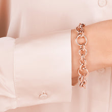 Load image into Gallery viewer, Bronzallure Bracelet with Rolò Chain and Rings