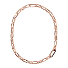 Load image into Gallery viewer, Bronzallure Bold Forzatina Chain Necklace with Pavé Detail