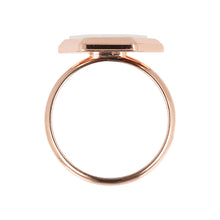 Load image into Gallery viewer, Bronzallure Hexagonal Flat Stone Ring| The Jewellery Boutique