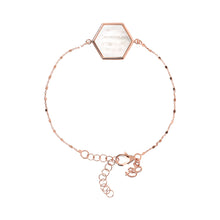 Load image into Gallery viewer, Bronzallure Cube Chain Bracelet with Hexagon| The Jewellery Boutique