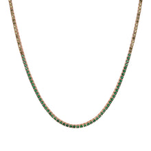 Load image into Gallery viewer, Bronzallure Miss Cubic Zirconia Necklace 41cm