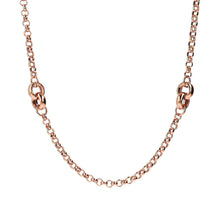 Load image into Gallery viewer, Bronzallure Purezza Long Rolo Link Necklace 91.4cm