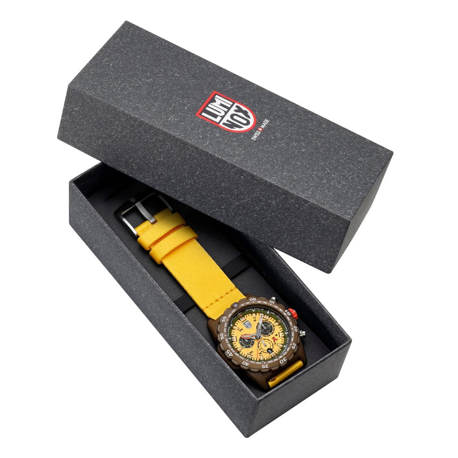 Luminox Bear Grylls Survival MASTER x #Tide ECO Chronograph Watch Yellow