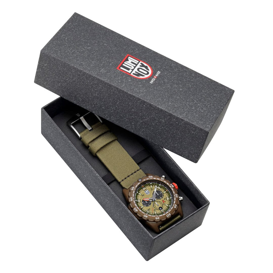 Luminox Bear Grylls Survival MASTER x #Tide ECO Chronograph Watch Green