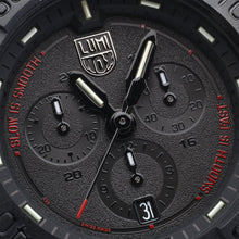 Load image into Gallery viewer, Luminox Navy SEAL Chronograph &quot;Slow is Smooth, Smooth is Fast&quot; 45mm Military Watch - 3581.SIS