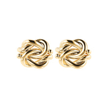 Load image into Gallery viewer, Bronzallure Knot Golden Earrings| The Jewellery Boutique