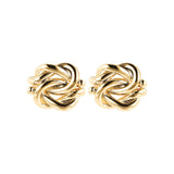 Bronzallure Knot Golden Earrings