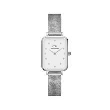 Load image into Gallery viewer, Daniel Wellington Quadro 20X26 Pressed Sterling Lumine Silver &amp; White Watch