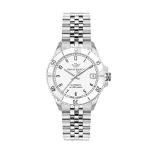 Load image into Gallery viewer, Philip Caribe Diving Silver Ladies Watch