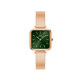 Daniel Wellington Quadro Studio 22x22 Rose Gold & Emerald Watch