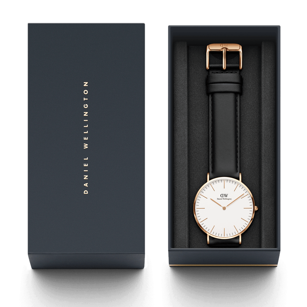 Daniel Wellington Classic 40 Sheffield Rose Gold & White Watch