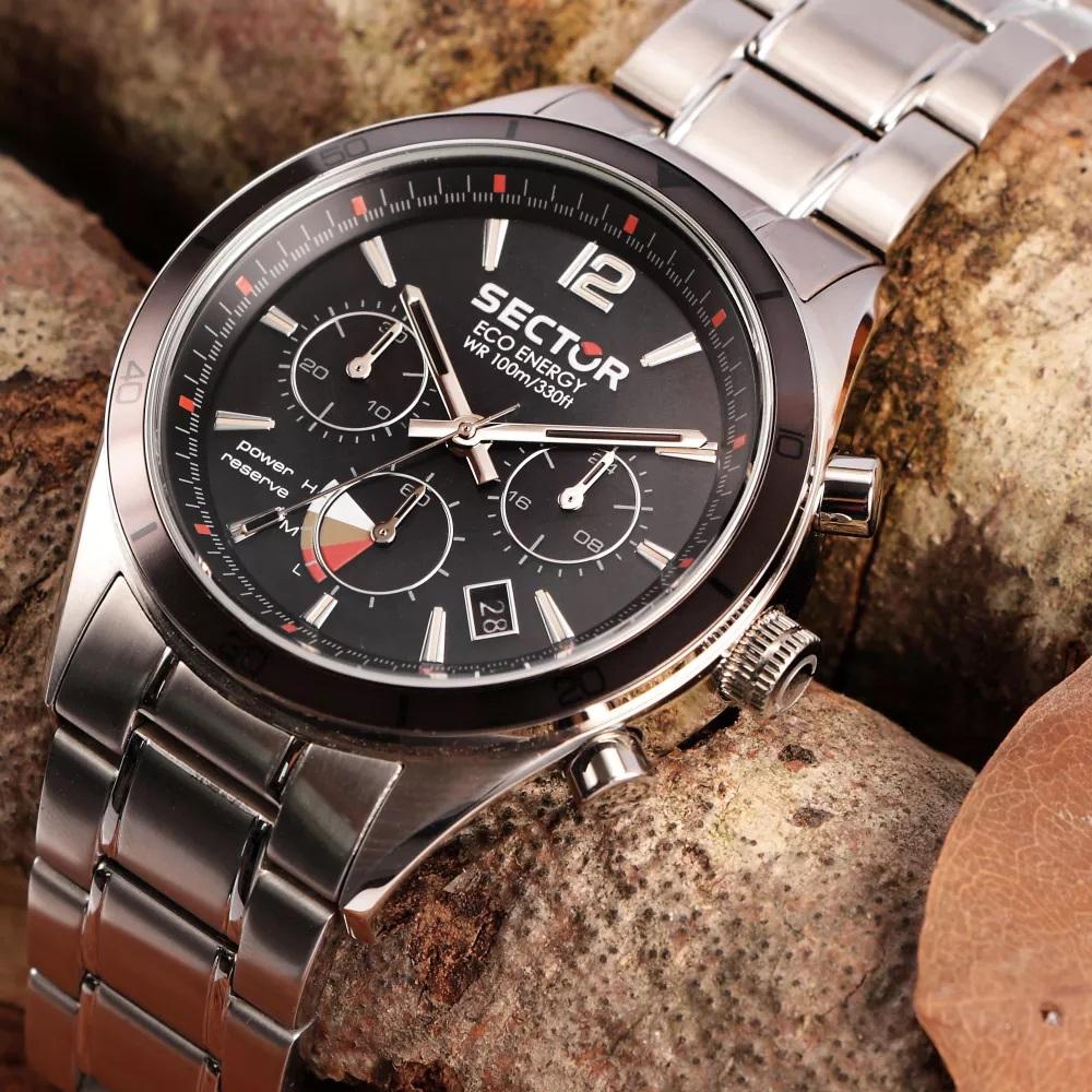 Sector 770 Solar Silver Chronograph