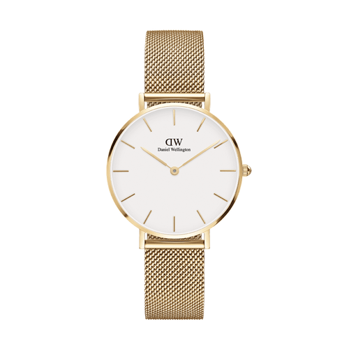 Petite 36 Evergold Gold & White Watch