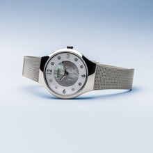 Load image into Gallery viewer, Bering Solar Polished Silver Mesh Watch