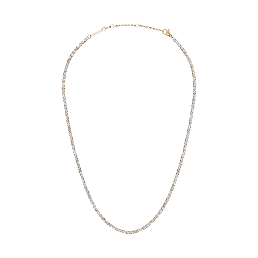 Daniel Wellington Classic Tennis Necklace Rose Gold