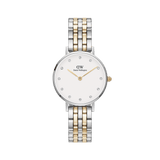 Daniel Wellington Petite Lumine 28 5-Link Gold & Silver White Watch