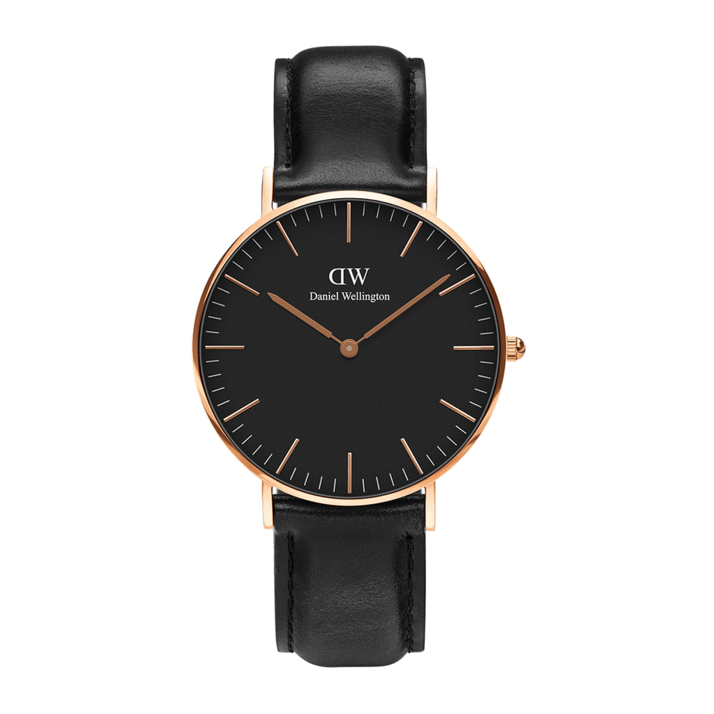 Daniel Wellington Classic 40 Sheffield Rose Gold & Black Watch