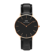 Load image into Gallery viewer, Daniel Wellington Classic 40 Sheffield Rose Gold &amp; Black Watch