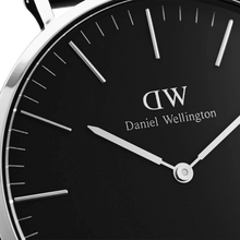 Load image into Gallery viewer, Daniel Wellington Classic 40 Cornwall Silver &amp; Black Watch