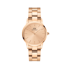 Load image into Gallery viewer, Daniel Wellington Iconic Link Unitone 28 Rose Gold Watch