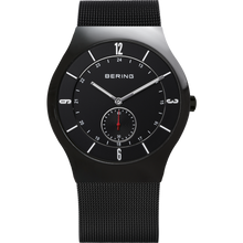 Load image into Gallery viewer, Bering Classic Brushed Black Mesh Watch