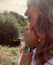 Load image into Gallery viewer, JDM Coupole Classic Gold Bezel Black Watch