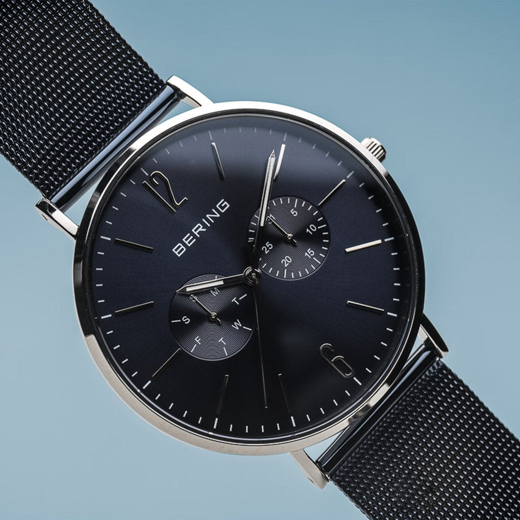 Bering Classic Polished Silver Watch