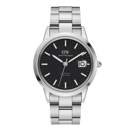 Iconic Link Automatic 40 Silver & Black Watch