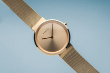 Load image into Gallery viewer, Bering Classic Brushed Gold 31mm Mesh Watch