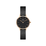 Daniel Wellington Petite 24 Pressed Ashfield Rose Gold & Black Watch