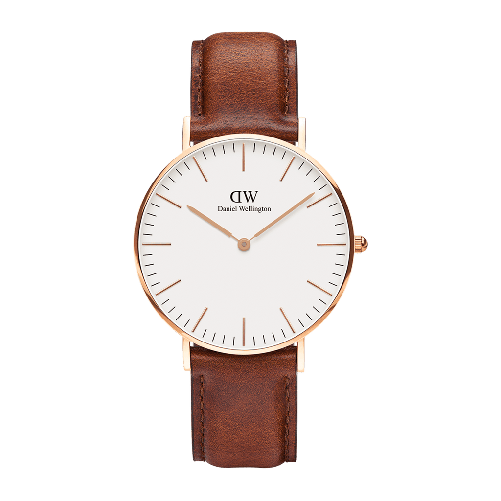 Daniel Wellington Classic 40 St Mawes Rose Gold & White Watch