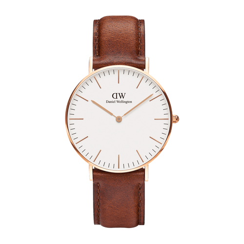 Classic 40 St Mawes Rose Gold & White Watch
