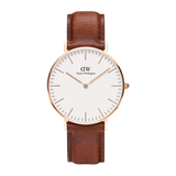 Daniel Wellington Classic 40 St Mawes Rose Gold & White Watch