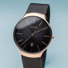 Load image into Gallery viewer, Bering Classic Collection 38mm Black Milanese Strap