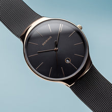 Load image into Gallery viewer, Bering Classic Collection 38mm Black Milanese Strap
