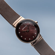 Load image into Gallery viewer, Bering Classic Polished Rose Gold Swarovski Watch