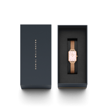 Load image into Gallery viewer, Daniel Wellington Quadro 20X26 Pressed Melrose Rose Gold Mother of Pearl Watch