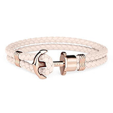 Load image into Gallery viewer, Paul Hewitt Phrep Leather Rose Gold / Pink Rose Bracelet - S