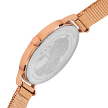 Load image into Gallery viewer, Bering Rose Gold Polished Green Watch